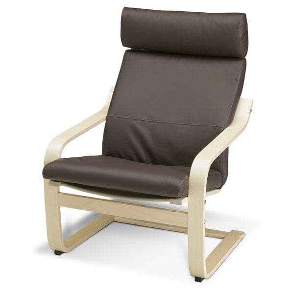 POÄNG - Armchair cushion, Glose dark brown , - best price from Maltashopper.com 60094595