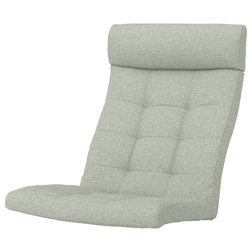 POÄNG - Armchair cushion, Gunnared light green ,