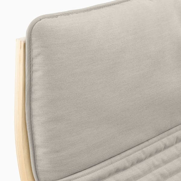 POÄNG Armchair cushion - Light beige Knisa , - best price from Maltashopper.com 00394318
