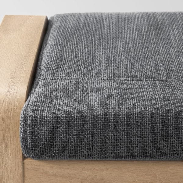POÄNG Footrest - veneered white mord oak/Hillared anthracite , - best price from Maltashopper.com 89287471