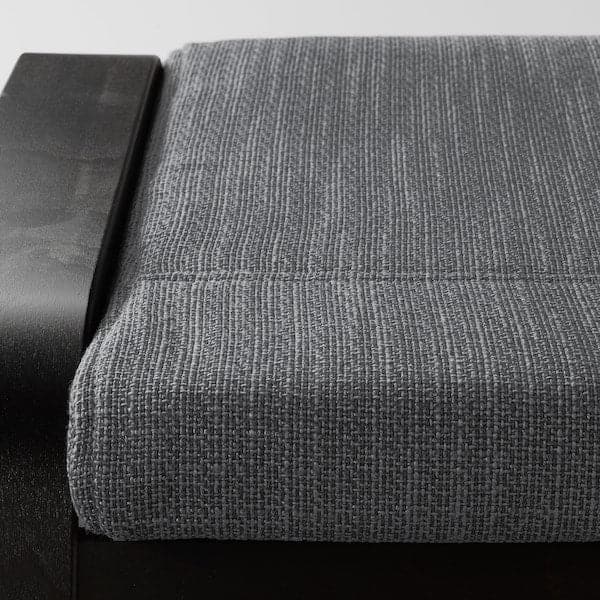 Ikea POÄNG Footrest - brown-black/Hillared anthracite ,