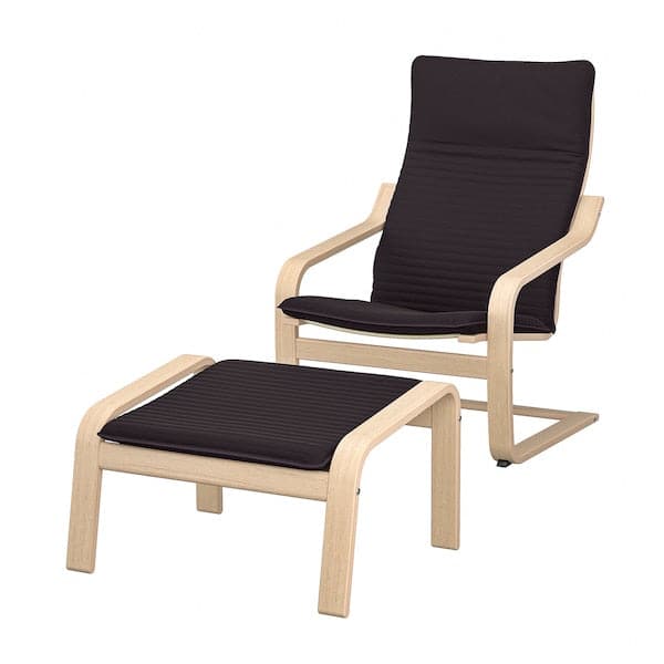 POÄNG - Armchair and Footstool