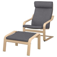POÄNG - Armchair and Footstool , - best price from Maltashopper.com 39487806