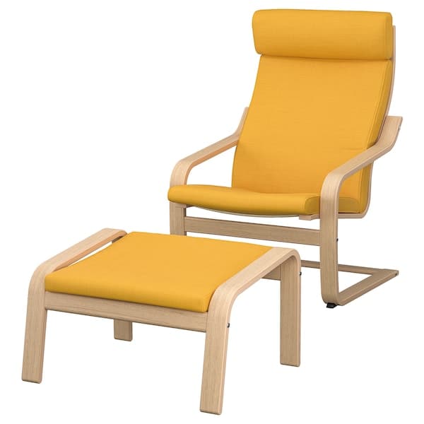 POÄNG - Armchair and Footstool , - best price from Maltashopper.com 39487806