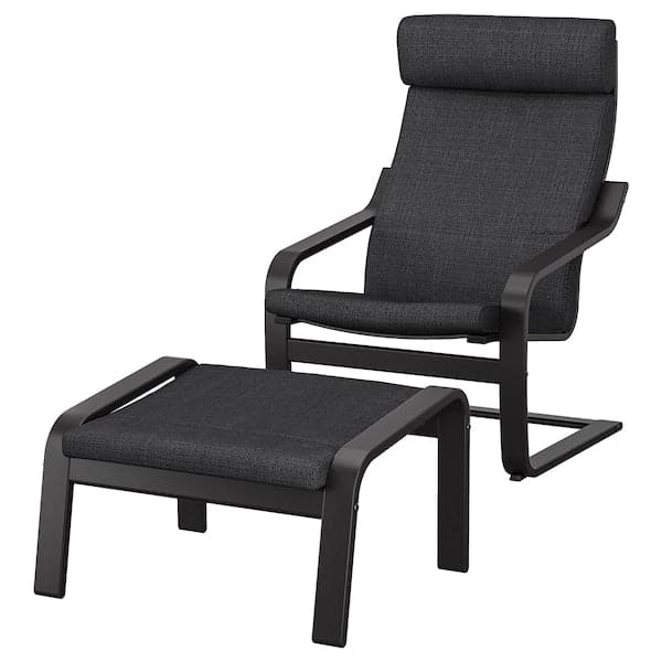 Ikea POÄNG - Armchair and Footstool ,