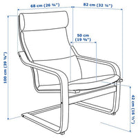 POÄNG - Armchair and Footstool , - best price from Maltashopper.com 39484266