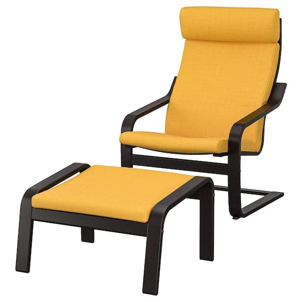 POÄNG - Armchair and Footstool ,