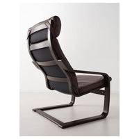 POÄNG - Armchair, black-brown/Glose brown , - best price from Maltashopper.com 59829125