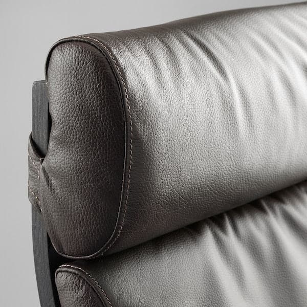 POÄNG - Armchair, black-brown/Glose brown , - best price from Maltashopper.com 59829125