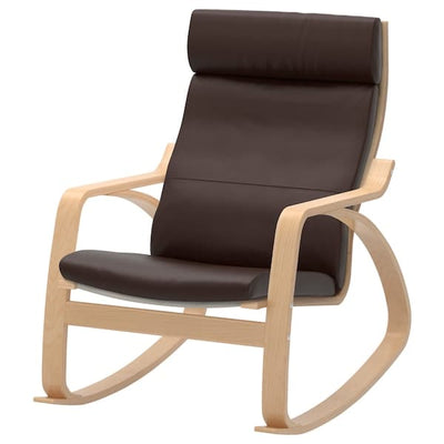 POÄNG - Rocking chair, birch veneer/Glose dark brown , - best price from Maltashopper.com 59429306