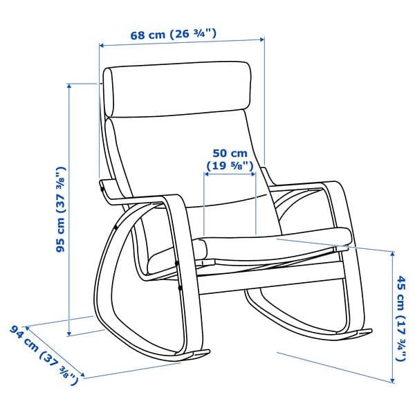 POÄNG - Rocking chair , - best price from Maltashopper.com 29429119
