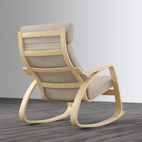 POÄNG Rocking chair - birch veneer/Hillared beige , - best price from Maltashopper.com 39429171