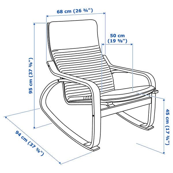 POÄNG - Rocking chair , - best price from Maltashopper.com 39429227