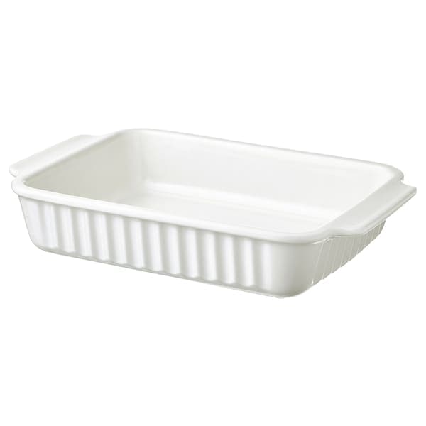 POETISK - Oven dish, off-white, 34x23 cm - best price from Maltashopper.com 10513863