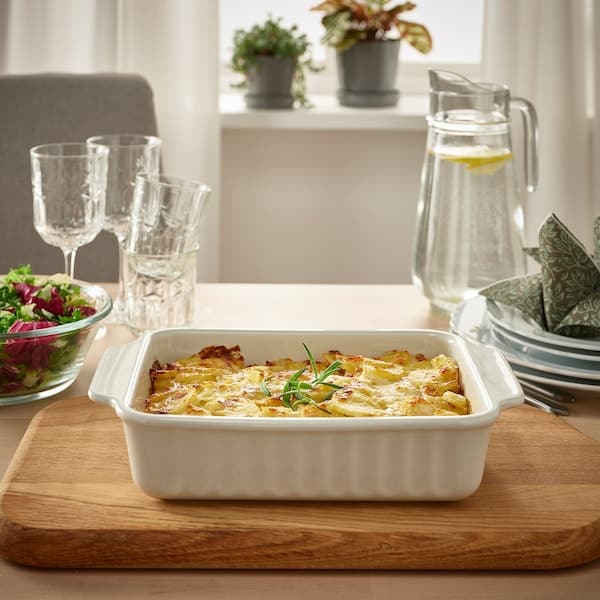 POETISK - Oven dish, off-white, 30x20 cm - best price from Maltashopper.com 20513872