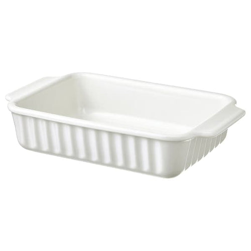 POETISK - Oven dish, off-white, 30x20 cm