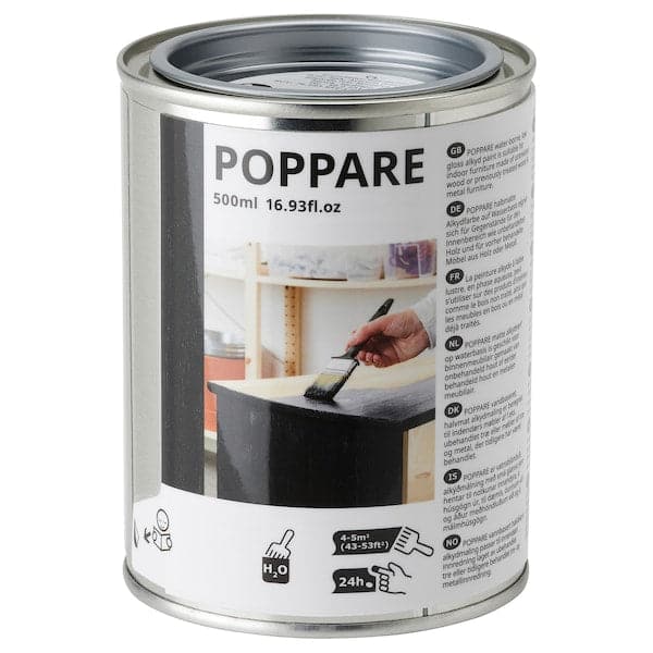 POPPARE - Paint, black - best price from Maltashopper.com 00471463
