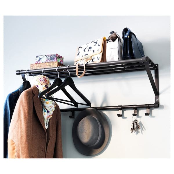 PORTIS - Rack, black, 90 cm - best price from Maltashopper.com 60099791