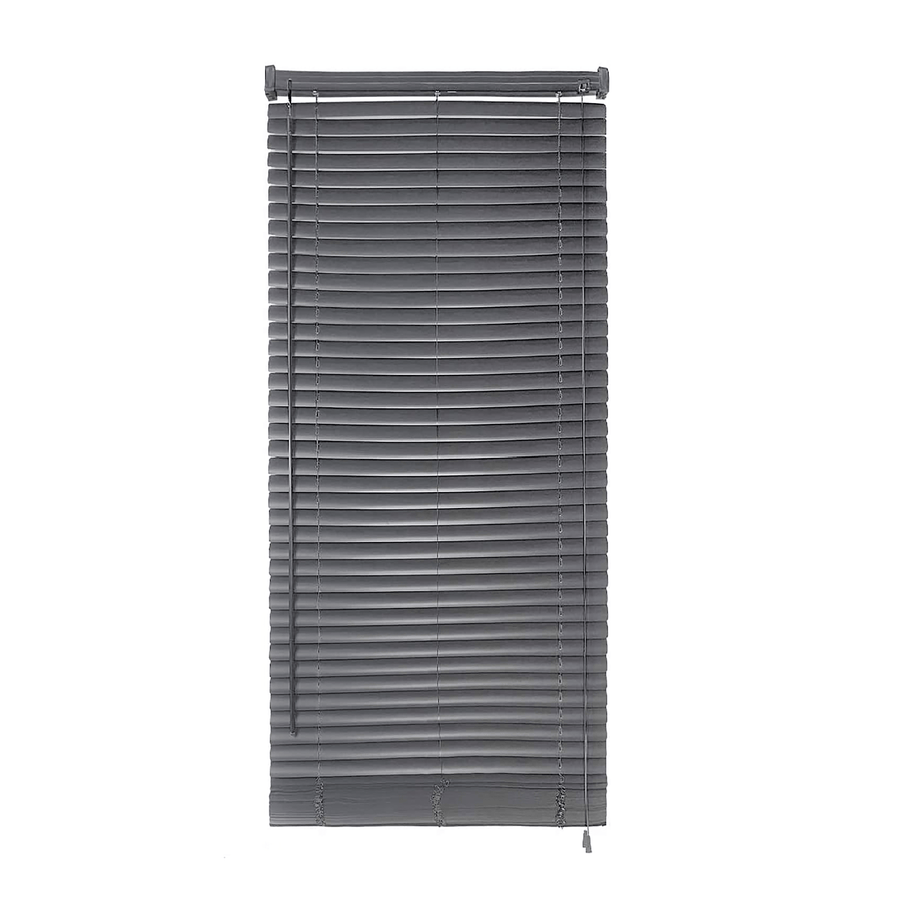 Bricocenter BREGA VENETIAN BLIND 80X155CM PVC GREY 25MM