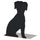 PORTVAKT - Bookends, black/dog ,