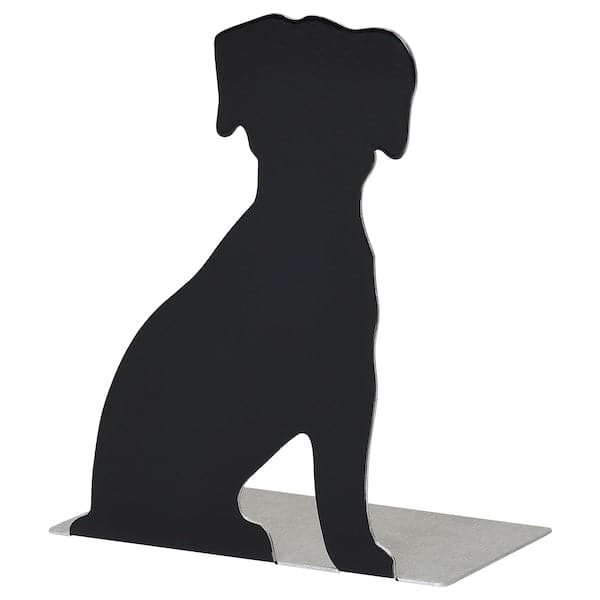 PORTVAKT - Bookends, black/dog ,