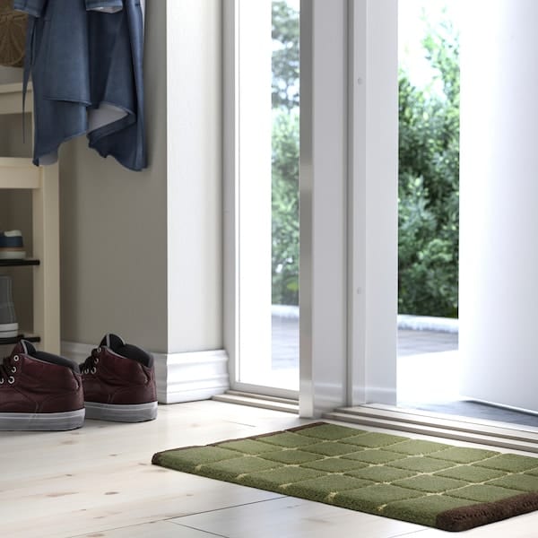Ikea POSTKONTOR - Door mat, indoor, green, 40x60 cm