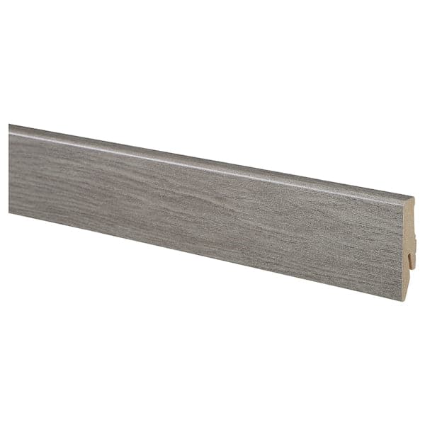 PRÄRIE Skirting Board - grey/brown oak effect 200 cm