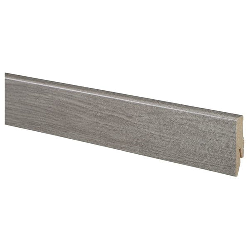 PRÄRIE Skirting Board - grey/brown oak effect 200 cm , 200 cm