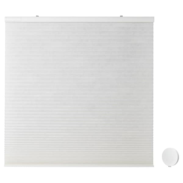 PRAKTLYSING - Honeycomb curtain with hub kit, white, 120x195 cm , - best price from Maltashopper.com 09495884