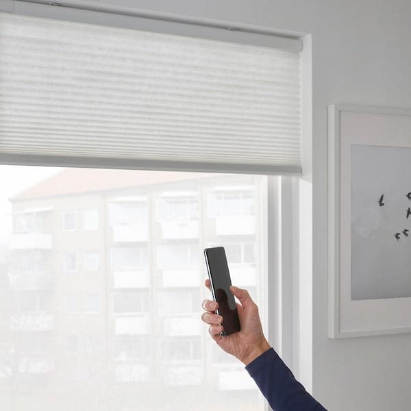 PRAKTLYSING Cellular blind wireless/batteryoperated white 80x195 cm , 80x195 cm - best price from Maltashopper.com 70514261