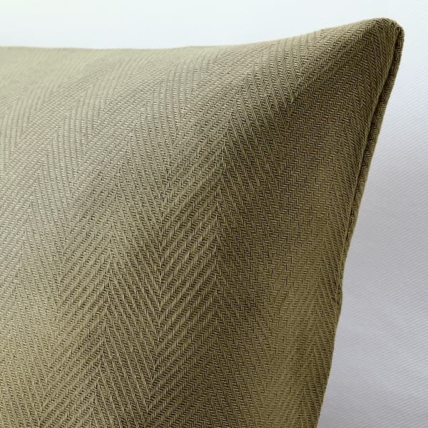 PRAKTSALVIA - Cushion cover, light grey-green