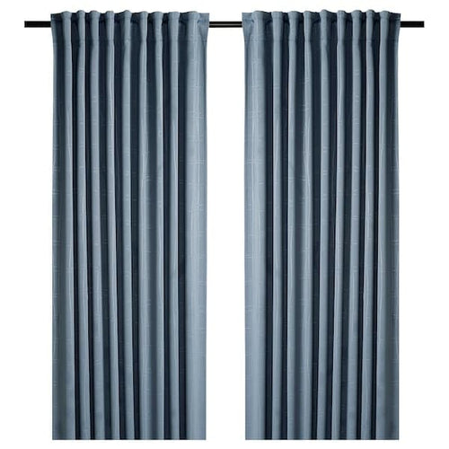 PRAKTTIDLÖSA - semi-transparent awning, 2 sheets, light blue, 145x300 cm , 145x300 cm