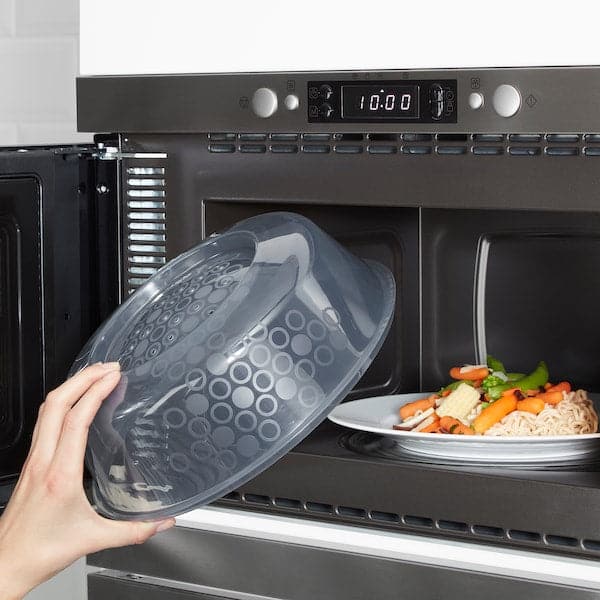 PRICKIG - Microwave lid, grey, 26 cm - best price from Maltashopper.com 70186090