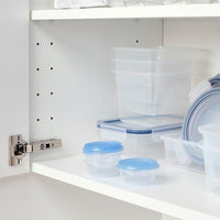 PRUTA - Food container, transparent/blue, 70 ml - best price from Maltashopper.com 70444942