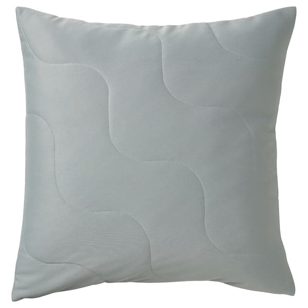 PUCKELMAL - Cushion cover, light grey-turquoise, 50x50 cm - best price from Maltashopper.com 00513854