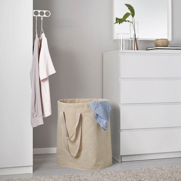 PURRPINGLA - Laundry bag, beige, 100 l - best price from Maltashopper.com 00493832