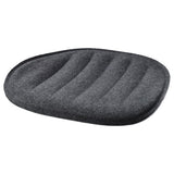 PYNTEN seat pad, dark grey, 41x43 cm