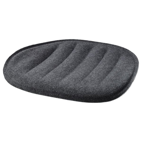 PYNTEN Pillow - dark grey 41x43 cm