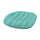 PYNTEN - Cushion for desk chair, turquoise, 33x32 cm
