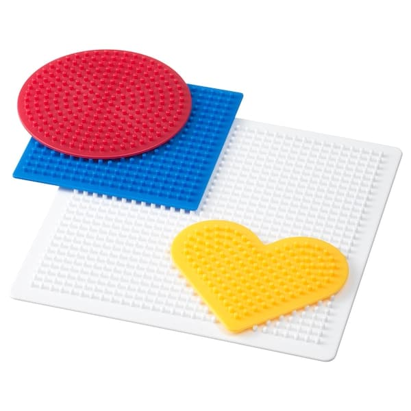 Ikea PYSSLA - Bead shape, set of 4, mixed colours
