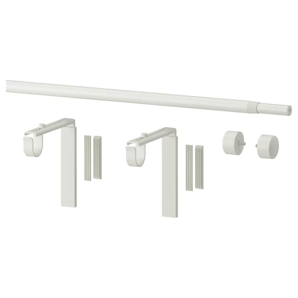 RÄCKA - Curtain rod combination, white, 120-210 cm - best price from Maltashopper.com 59929243