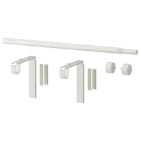 RÄCKA - Curtain rod combination, white, 120-210 cm - best price from Maltashopper.com 59929243