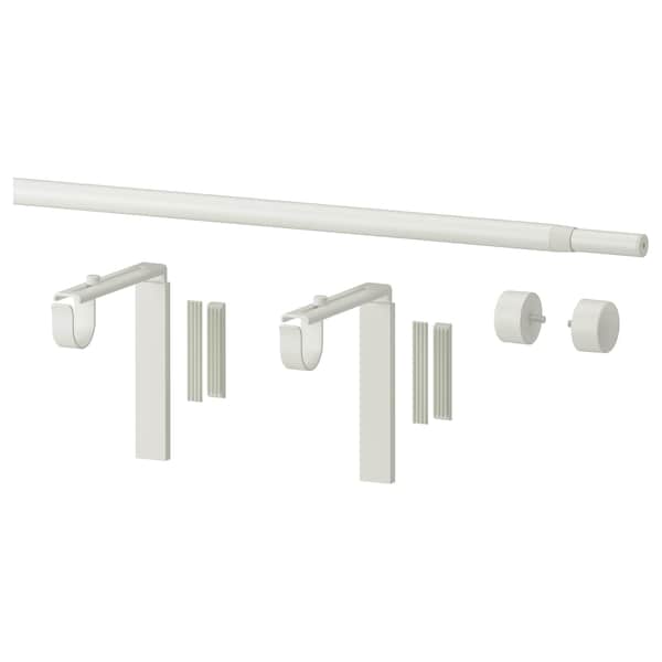 Ikea RÄCKA - Curtain rod combination, white, 120-210 cm