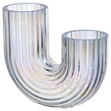 RÄFFELBJÖRK vase, mother-of-pearl colour, 12 cm