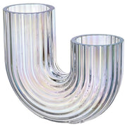 Ikea RÄFFELBJÖRK - Vase, mother-of-pearl colour, 12 cm