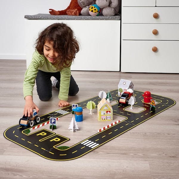 Ikea RÄVUNGE - 23-piece car track set