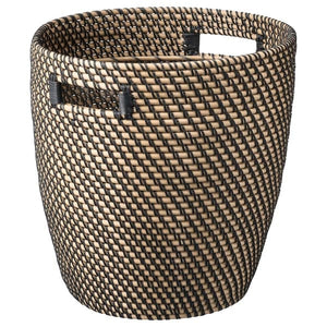Ikea RÅGKORN - Plant pot, in/outdoor dark grey/beige, 32 cm