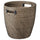 RÅGKORN - RÅGKORN Plant pot, in/outdoor dark grey/beige, 32 cm