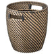 RÅGKORN plant pot, in/outdoor dark grey/beige, 24 cm