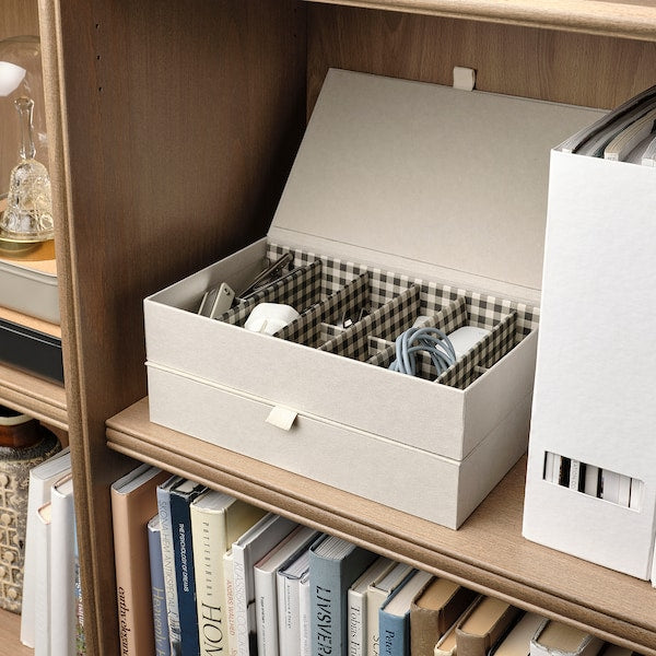 RÅGODLING - Box with compartments, natural colour/beige, 30x18x6 cm - Premium  from Ikea - Just €7.99! Shop now at Maltashopper.com